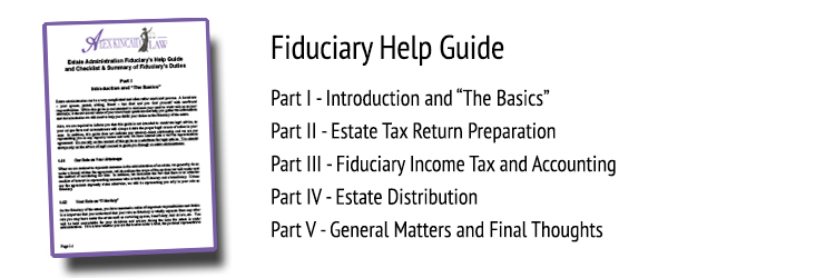 Word file of Checklist To Fiduciary Help Guide